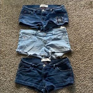 Hollister shorts low rise